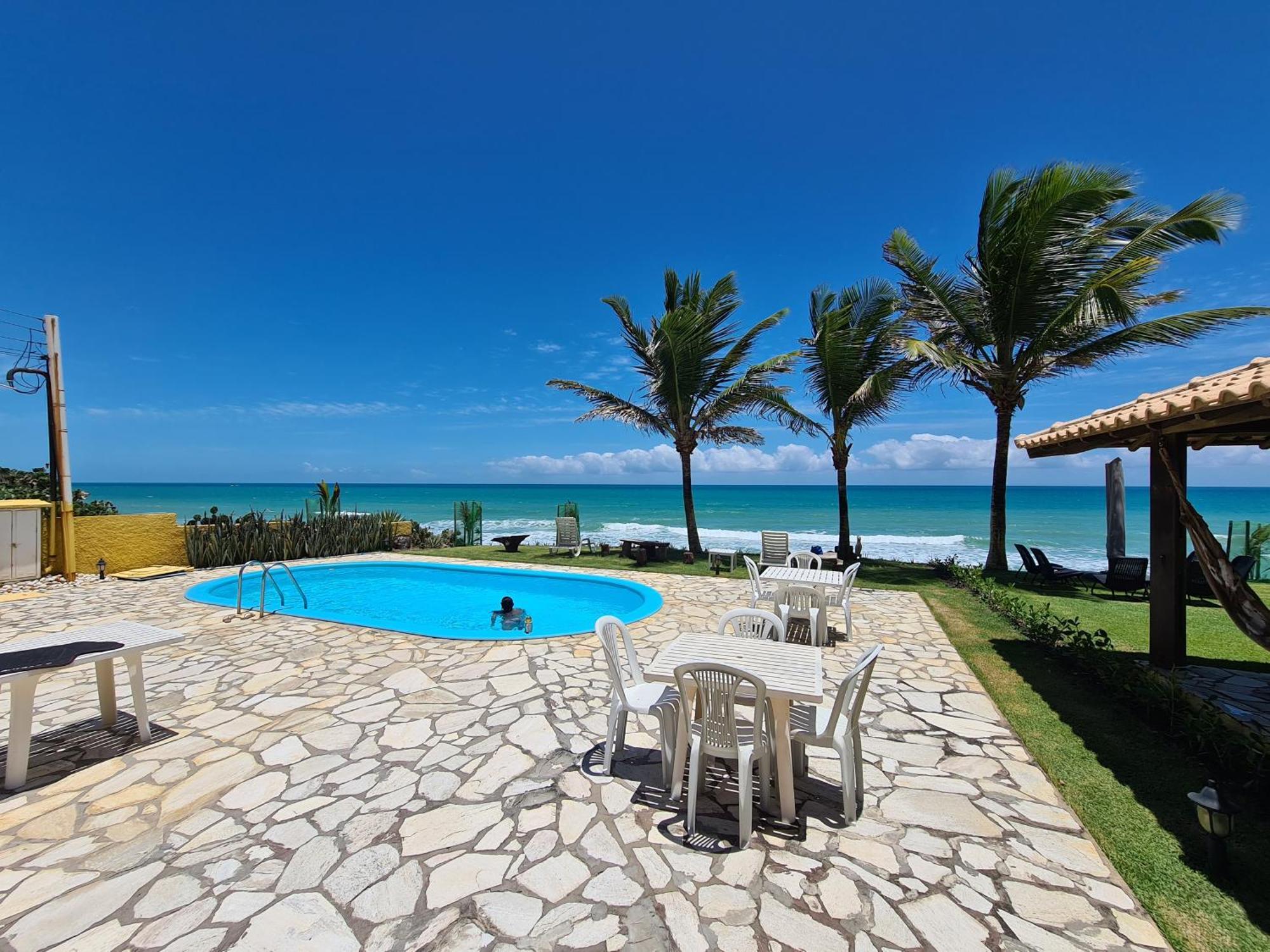 Condominio Exclusivo A Beira Mar - Casa De 04 Quartos Com Piscina E Churrasqueira Barra de São Miguel Exterior foto