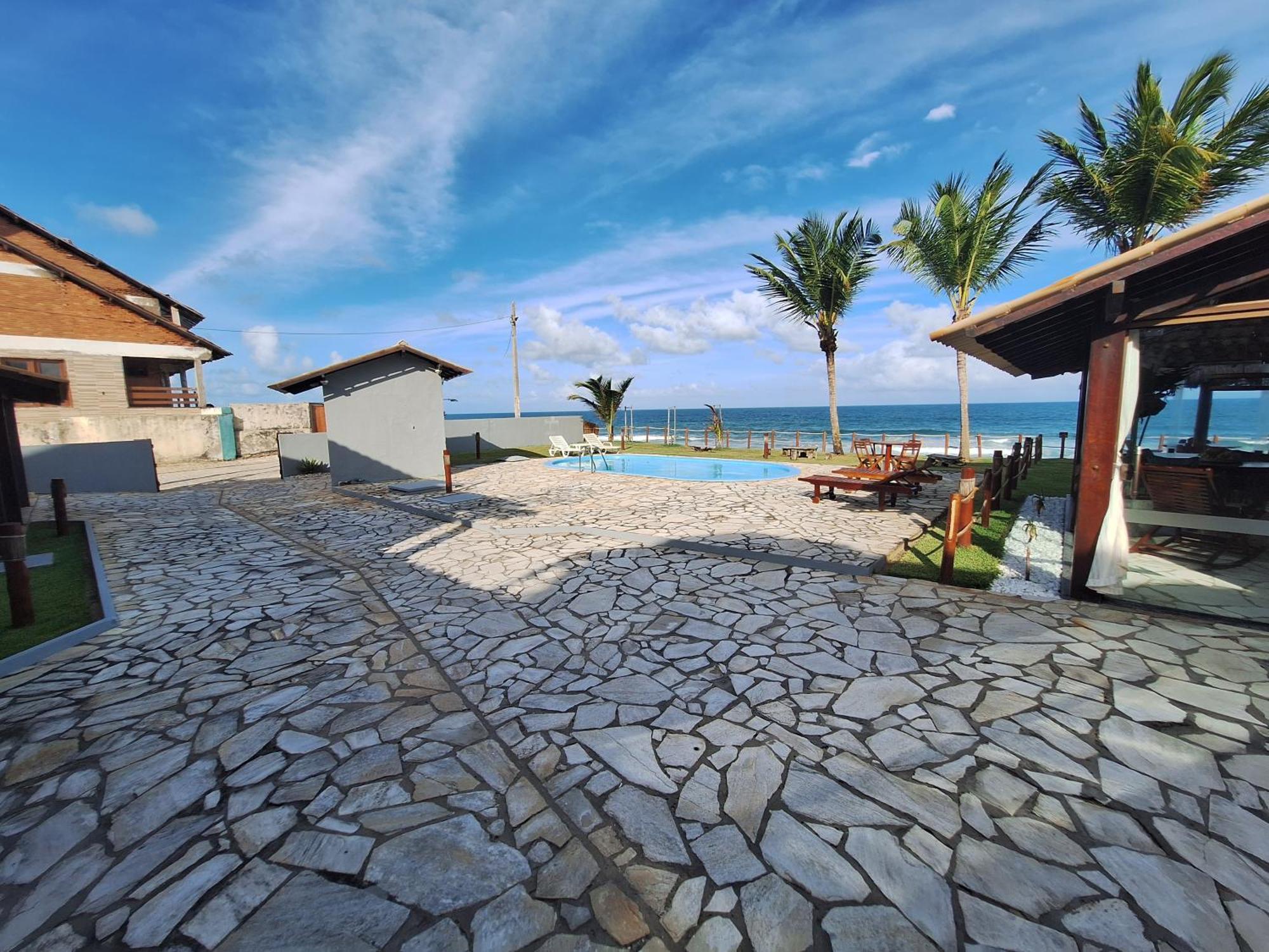 Condominio Exclusivo A Beira Mar - Casa De 04 Quartos Com Piscina E Churrasqueira Barra de São Miguel Exterior foto